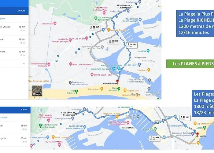 Cap Studio-cabine Jardin Clos, Port Et *